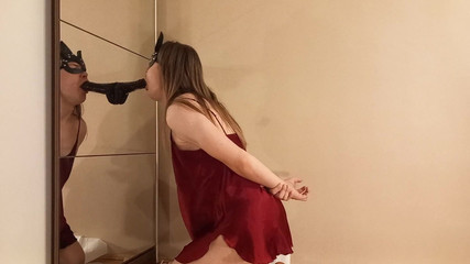 Elise Woods: Sissy v Red Nightie Deepthroats BBC