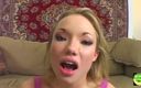 Naughty Asian Women: Amazing Blonde Sex Bomb Loves Getting Spanked as She Rides...