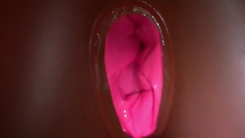 Mark Hannes: Bonecas sexuais negras transam com creampie masturbando