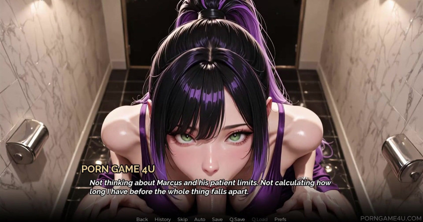 Porn game 4 u: Zamkla dveře koupelny a okamžitě spadla na kolena - Do průmyslu - # 3 -...