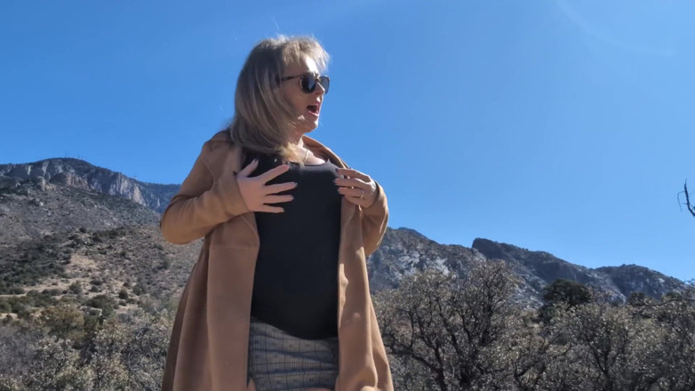 Little Linda: Cum Hiking with Me