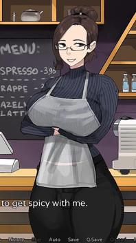 Hazelnut Latte: Muž kouří Shemale Ladyboy Barista u pultu, zatímco pracuje - epizoda 23