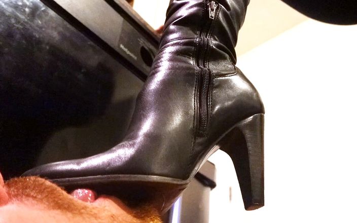 Goddess zephy: Boot Slime Licking, Nylon Sniffing Loser!