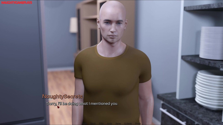 Naughty gameplays: 当她的丈夫在房间里走时，变态玩他的熟女女房东的屁股 - 心脏问题 27