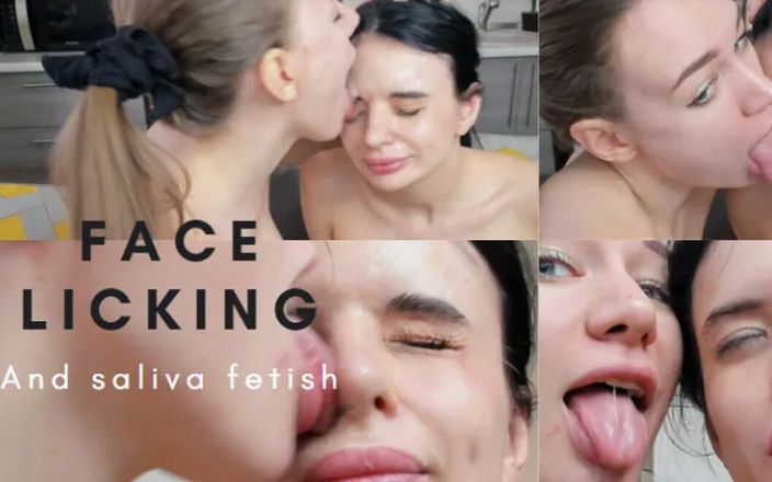 MargoAlisa: Hot Lesbian Sucking Licking Face and Spit