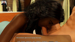 3DXXXTEEN2 Cartoon: Симпатичная девушка делает мужику минет и глотает его сперму - 3D порно - мультяшный секс