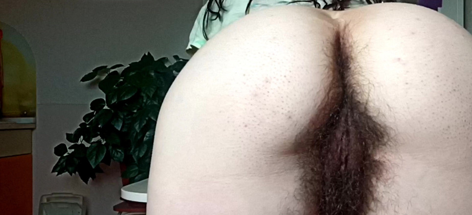 BW_Dolphin: 巨大的毛茸茸阴部和肛门特写