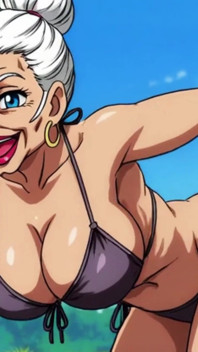 Ai chicas escote al aire libre se burlan de