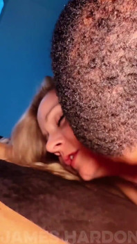 Hot Blonde Getting Stuffed BBC Interracial