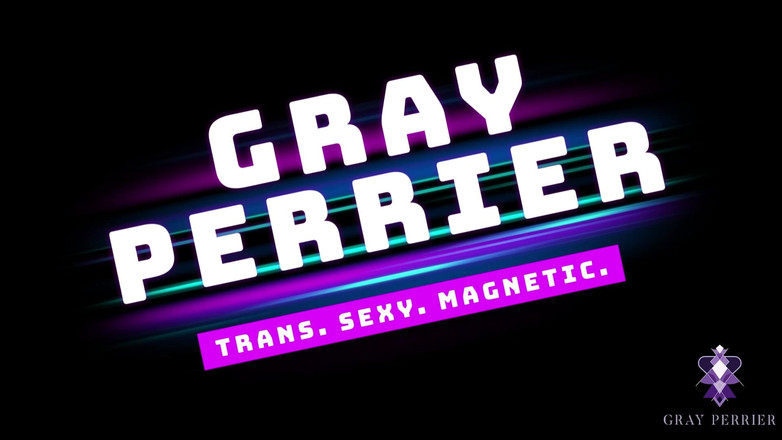Gray Perrier: Trans dziewczyna spuszcza się w majtki z wibratorem