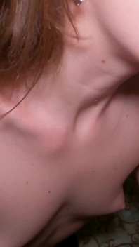 A Student with Tiny Tits Sucks Her Boyfriend's Dick!