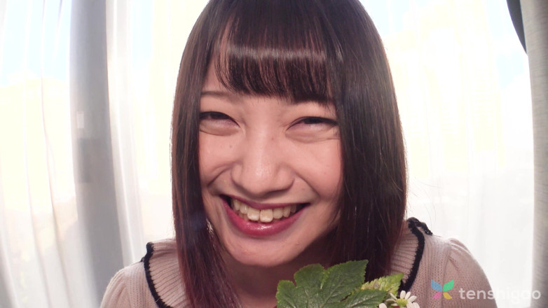 Tenshigao: Nana Okamoto Plays with Us in Her Office Girl Uniform...
