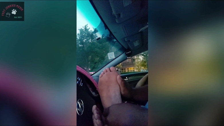 Foot Patrol: Nola Sesja samochodowa z Que's Hood Creole Soles Nude Toes...