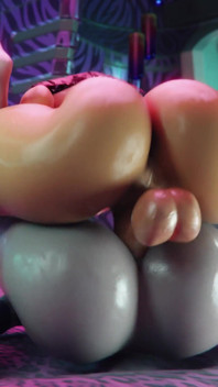 D3d Tokpok3d intensa pasión anal: sensual culona vixen empapada en dulce semen, devastada por una polla enorme, enorme