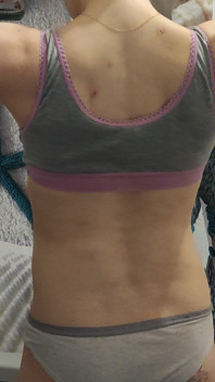 Strong Arms and Back Flexing 