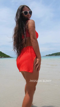 Krása Bikiny a Horký Pohoda Na Pláži