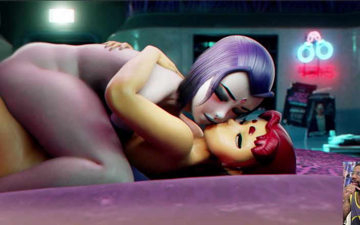 L6RD7BLU3 FUTA: Futa Starfire fute pizda strâmtă a lui Raven