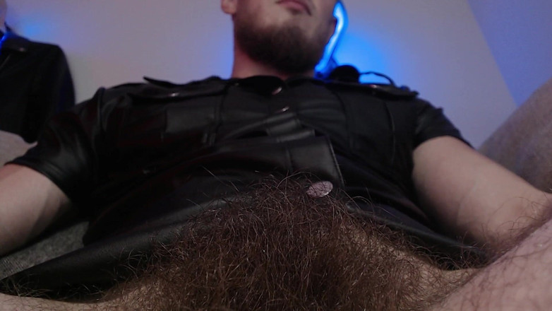 Hunky time: Worship of Pubis and Cock with Balls