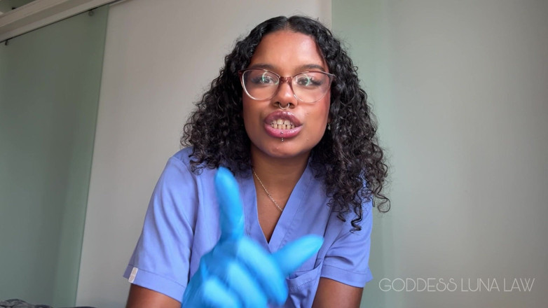Goddess Luna Law: Micropenis Diagnosis Ebony Nurse Goddess Luna Law Turns Your Check-up...