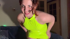Elena917: Plastiktüten-dominanz im latex-minikleid pOV