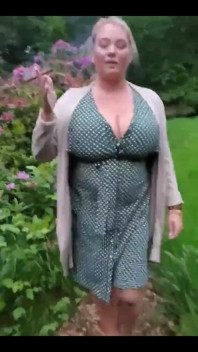Flashing my tits in Scotland 