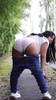 Meu jeans cai em público