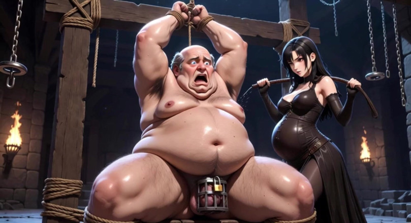 Anime Hentai: Раба в поясе целомудрия жестко выпороли - тотальное доминирование и страдания