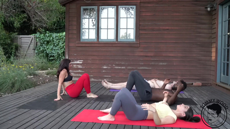 Tommy Wood XXX: Hot swingers orgy having flexible yoga foursome trukait &amp; yoga goddess