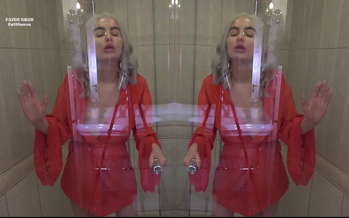 Faith Eros: Silly Girl Got Stuck in the Shower Cabin