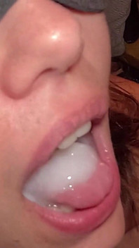 Cumshot and Swallow