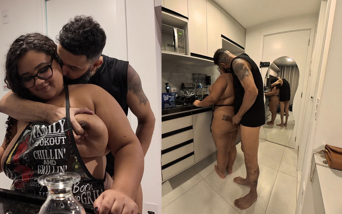 barbanegrazponto1onepov: Ich habe geleÃ¤scht, während sie das Geschirr wäscht.