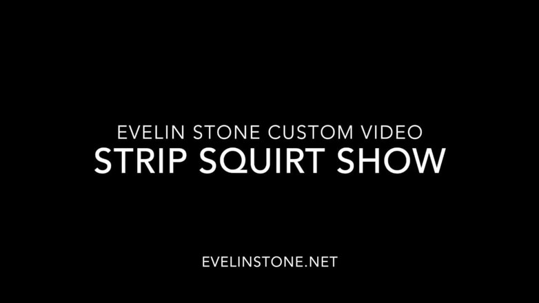 Evelin Stone: Fishnet Strip Twerking Squirt Masturbate