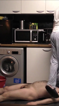 First time kitchen trampling