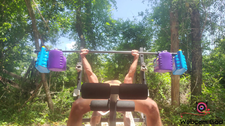 Arthur Eden aka Webcam God: Hot &amp; sweaty workout (4K)