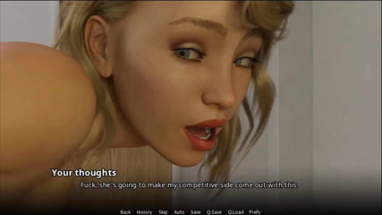 Visual Novels: WVM Stars University, partea 97 - curvă blondă futută tare în cur după...