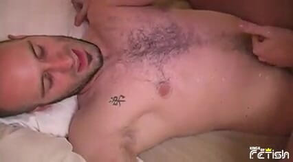 Gay Diaries: Young guy rides his friend big cock on the bed...