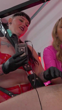 Lucky Bitch Boy Sub Gets His Mouth Fucked and Balls Beaten