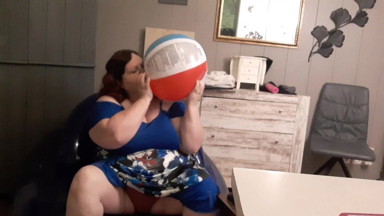 tammara big: Mi primer clip con sillón inflable