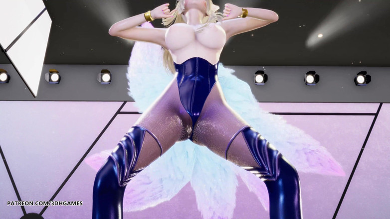 3D-Hentai Games: [MMD] Чунг Ха - play Kda Ahri, сексуальный стриптиз лиги легенд без цензуры, хентай