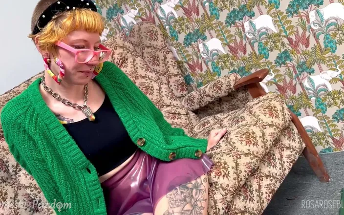 Domestic femdom: Purple Boots Worshipped