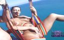 Dream Girls: Nagie parasailing w Key West
