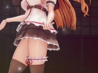 Mmd anime girls: Mmd R-18 애니메이션 소녀들 섹시 댄스 클립 323