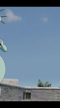 4. července u Sochy Svobody Hentai Animace