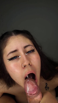 I Play with My Delicious Tongue on His Cock Until He Cums