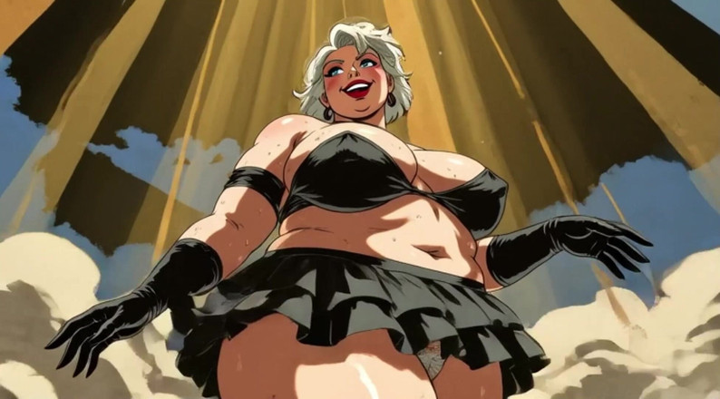 AI Porn: Ai мультфильм, клипы с танцующей женщиной-толстушкой