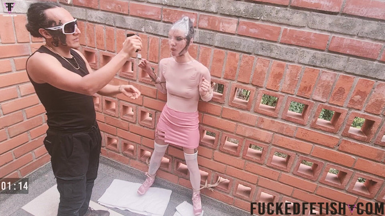 Fucked fetish: Bts 绝望的避孕套呼吸玩完整束缚袋高潮