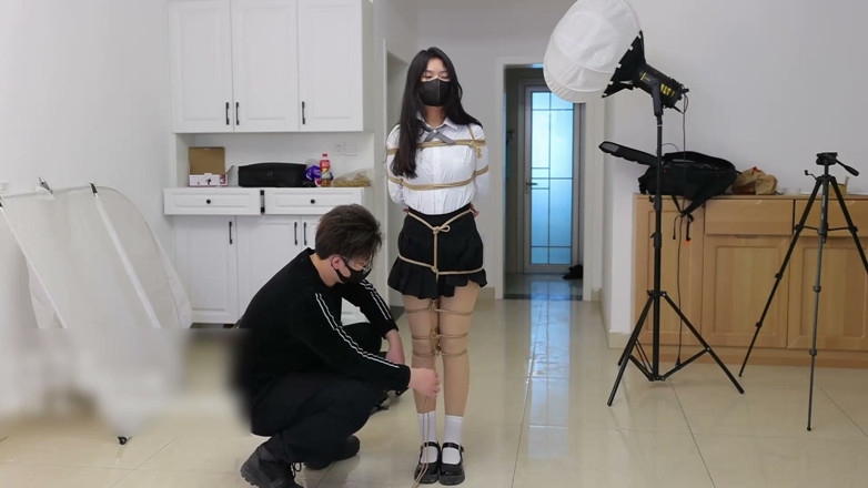 Asian bondage: The Rope Restraints of the Stocky Girlfriend, Experiencing the Ultimate...