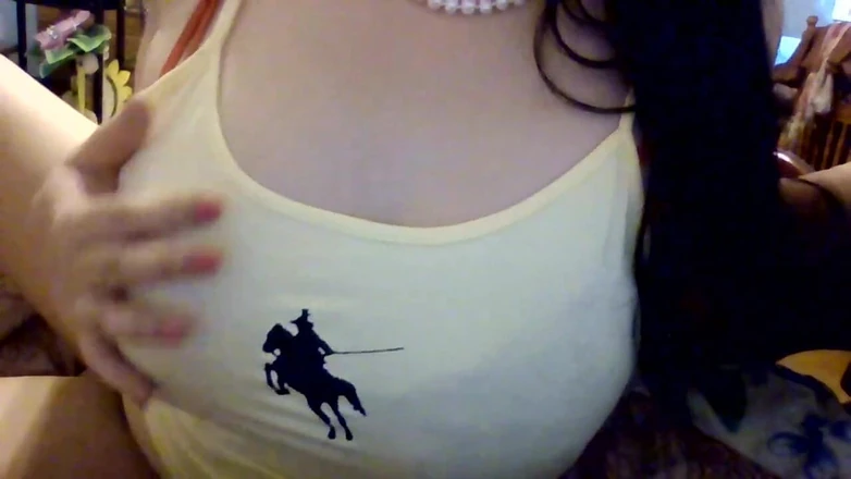 AsiaLuvDoll: Goon My Asian Tits Jerk Cock off, Tit Worship