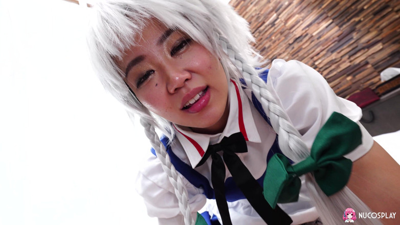 Nu Cosplay: Anna Saotome robi się głupia z kutasem