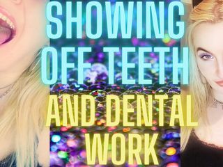 Monica Nylon: 炫耀牙齿和牙科工作